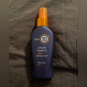 It’s a 10 miracle leave in plus keratin